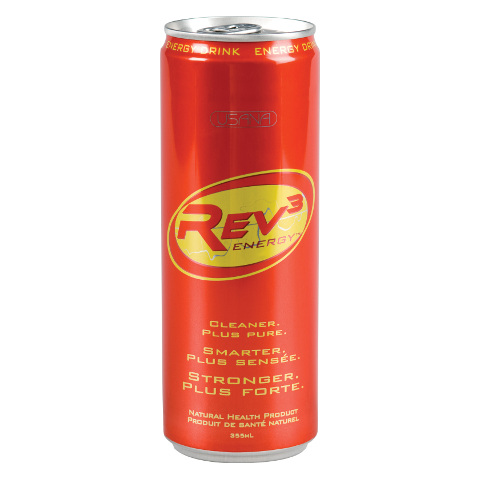 USANA Rev3 Energy - Boisson Énergisante Naturelle de Vitamines en Canette